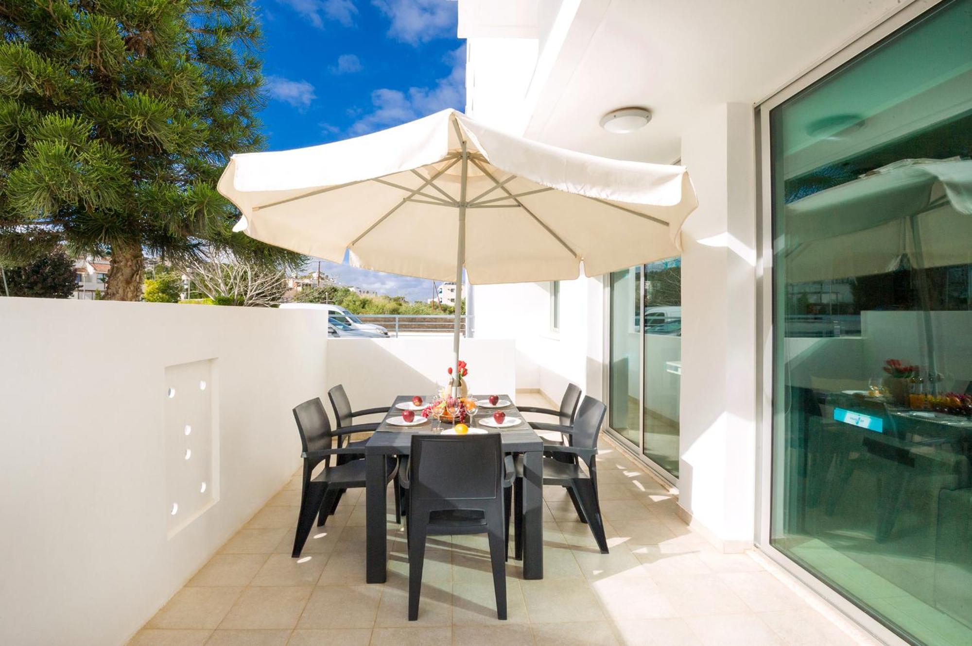 Calypso - Coralli Beachfront Apartment Πρωταράς Εξωτερικό φωτογραφία