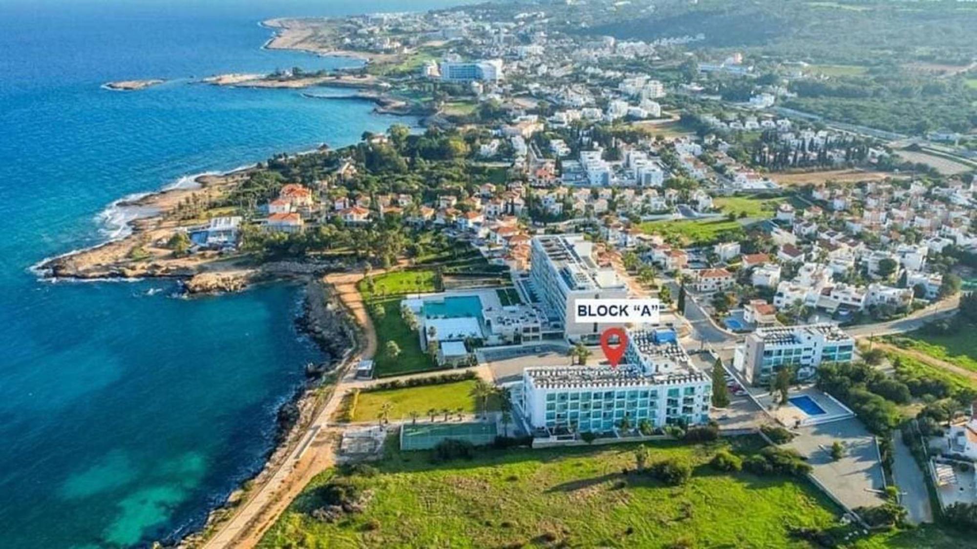 Calypso - Coralli Beachfront Apartment Πρωταράς Εξωτερικό φωτογραφία